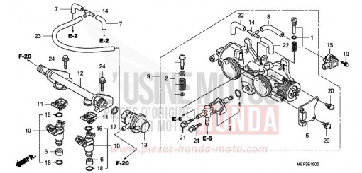 THROTTLE BODY FJS400D9 de 2009